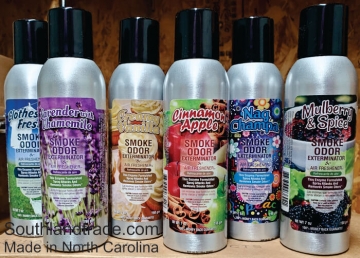 Smoke Odor Exterminator Sprays - 6 scents - free Ground Shipping